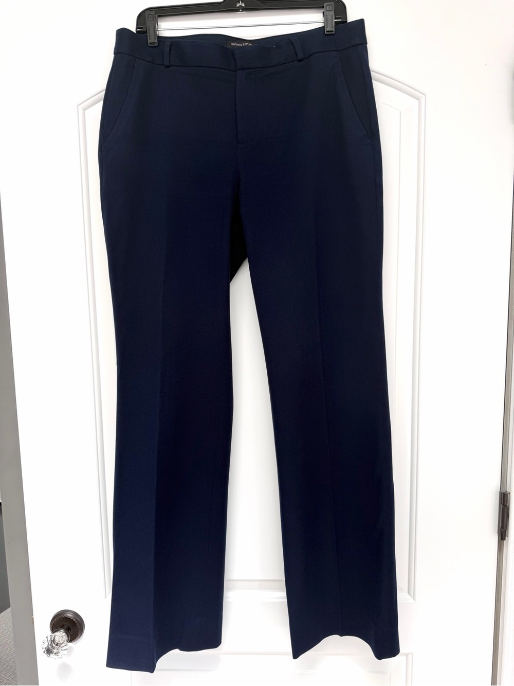 Banana Republic Navy Logan Pants Size 10